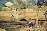 Paul Gauguin Tahitian Scene painting